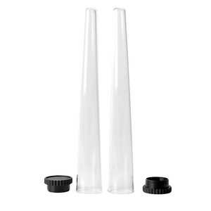 Boîte à cigarettes résistante à l'humidité et aux enfants - Tube conique en plastique de 109 mm avec bouchon à clip pour l'emballage du tabac - Product Image 2