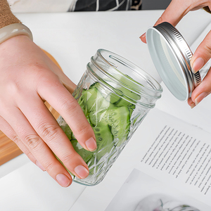 Lọ <span class=keywords><strong>Mason</strong></span> Bán Trực Tiếp Từ Nhà Máy Có Thể Tùy Chỉnh 100Ml 200Ml 250Ml 350Ml 500Ml 650Ml Lọ <span class=keywords><strong>Mason</strong></span> Thực Phẩm Bán Sỉ - Product Image 5