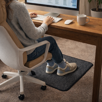 Tapis chauffant pour les pieds avec 3 niveaux de chaleur et minuterie, coussin chauffant électrique pour la maison, le bureau et le confort hivernal