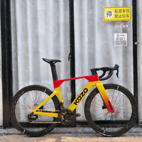 KOZO2  7.9kg Sh Imano 105/ 105 Di2/ Utdi2  Rem Cakram Hidrolik Sepeda Balap Aerodinamis Karbon Roda Karbon Jari-jari Karbon