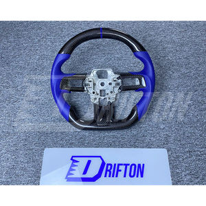 พวงมาลัยคาร์บอนไฟเบอร์แบบกำหนดเอง Drifton สำหรับรถมัสแตง ปี 2015-2017 3K/6K/12K ลายเรียบ/ลายทวิล/ลายฟอร์จ  ผิวเงา/ผิวด้าน  เคลือบ UV - Product Image 3