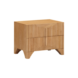 Modern Wooden Nightstand 2 Drawer <b>Bedside</b> <b>Table</b> Bedroom Furniture OEM ODM Services Factory Price Direct Supply for Home - Product Image 1