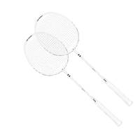 Raquette de badminton en fibre de carbone ultra-légère tissée, durable, de haute qualité, personnalisable en gros pour l'entraînement