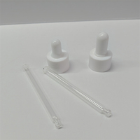 Capuchon compte-gouttes en verre aluminium-plastique brillant 18/410 avec impression en soie