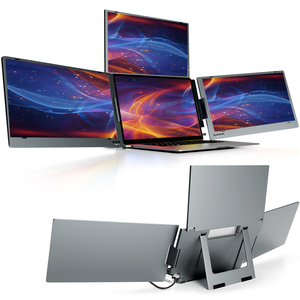 Xách tay ba màn hình cho máy tính xách tay, 14 inch màn hình Extender cho máy tính xách tay màn hình kép hiển thị, máy tính xách tay màn hình máy tính xách tay máy trạm - Product Image 1