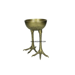 Bords Design Decorating Fancy Wholesale Copper Material Luxury Unique New Designing <b>Serving</b> Stand <b>Bowls</b> - Product Image 1