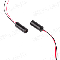 D8x20mm lentille en verre 670nm 685nm haut de gamme 0.5mW 1mW 5mW 10mW Module Laser rouge Diode zones industrielles/médical/biochimique/étiquette Laser