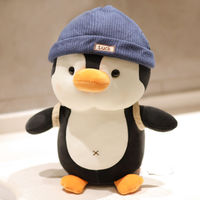 Nouvelle peluche pingouin mignonne et super douce pour filles, cadeau de sommeil confortable pour bébé, anti-stress, ours, personnalisation ODM