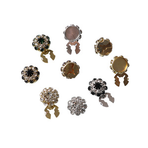 Bán buôn Rhinestone nút bìa cho áo sơ mi trang trí nút Bìa Khuy măng sét Clip nút lscb007 - Product Image 1