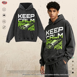 Sweat à capuche oversize en coton imprimé motif voiture de sport, style streetwear, délavé à l'acide, collection hiver American Vintage - Product Image 5