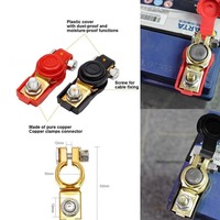 Câble de batterie en cuivre pur 2AWG, 180 °   Fil hexagonal flexible ondulé zingué pour onduleur, camping-car, marine, solaire, voiturette de golf