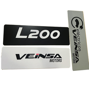 Logotipo personalizado Impresión completa Publicidad Plástico PVC PP Matrícula Tamaño de Australia - Product Image 1
