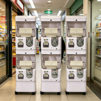 Distributeur automatique de capsules Gacha à monnayeur, mini machine à œufs torsadés en métal pour jouets en capsule