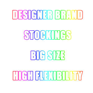 Marque noire Logo lettre impression diamant strass brillant <span class=keywords><strong>tatouage</strong></span> impression lettre mince soie collants conçus collants - Product Image 5