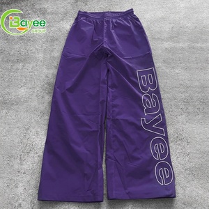 <span class=keywords><strong>Pantaloni</strong></span> Parachute Streetwear Personalizzati da Uomo, Impermeabili, Antivento, in Poliestere con Ricamo, <span class=keywords><strong>Pantaloni</strong></span> Larghi in Nylon per Uomo - Product Image 3