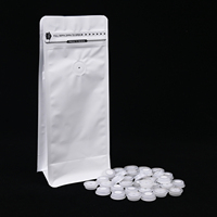 Valve de dégazage unidirectionnelle en PE pour sachets de café en gros, valve d'évacuation d'air pour l'emballage de grains de café torréfiés et de café moulu