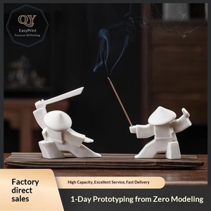Quemador de Incienso Samurai Impreso en 3D con Diseño Clásico Ming y Qing - Accesorios Creativos Asiáticos Zen para Té y Mascotas, Regalo de Cumpleaños - Product Image 2