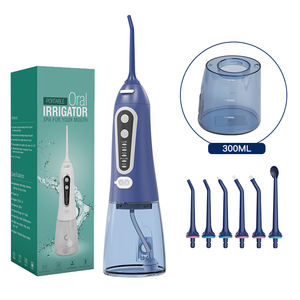 300ml IPX8 hilo <span class=keywords><strong>dental</strong></span> recargable viaje <span class=keywords><strong>Dental</strong></span> eléctrico portátil irrigador Oral limpiador de dientes inalámbrico hilo <span class=keywords><strong>dental</strong></span> de agua - Product Image 1