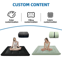 SUREWALHOME Matelas de sol pliable pour invités avec design de rangement portable, tapis de tatami pour dortoir