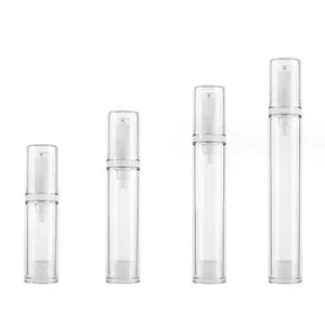 Mini flacons de pulvérisation sans air 5 ml 10 ml 15 ml flacons de pulvérisation de pompe à vide de voyage transparents rechargeables pour huiles essentielles de parfum