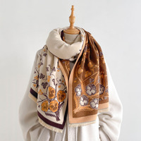 Gros Haute Qualité Motif Animal Grand Pashmina Châles & Wraps pour Femmes Abeilles Douces Cachemire Sensation Hiver Chaud Écharpes Châles