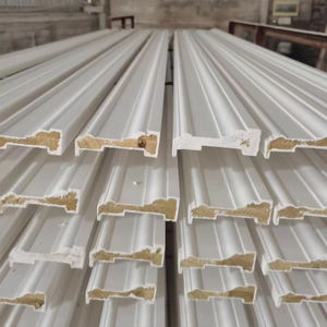 Décoration murale, Apprêt blanc, Ligne de plâtre, Moulure décorative, Ligne de cadre de porte, Plinthe, Corniche, Panneau décoratif <span class=keywords><strong>en</strong></span> <span class=keywords><strong>bois</strong></span> - Product Image 4