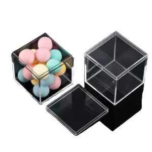 Produits chine vente en gros boîtes à gâteaux en acrylique transparent présentoir boîte en acrylique