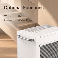 Déshumidificateurs numériques intelligents à écran tactile avec réservoir d'eau de 4L/5.8L pour chambre et sous-sol, déshumidification continue, OEM
