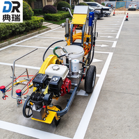 Machine de marquage routier hydraulique manuelle pour peinture à froid, traceur de lignes de circulation automatique pour autoroute et parking