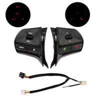 Control de volante multifuncional para coche, accesorio automotriz con perilla de control y volumen de teléfono móvil, para rio 2011-2014