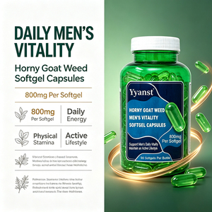 Gélules de Horny Goat Weed Naturel 800mg 90pcs – Soutien Quotidien à la Vitalité et à l'Endurance Physique pour le Fitness – Complément Nutritionnel OEM - Product Image 3