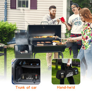 Barbecue Storage Bag Oxford Fabric Portable Outdoor Grill Cooking Baking Accessories Set Organizer Case - Product Image 4