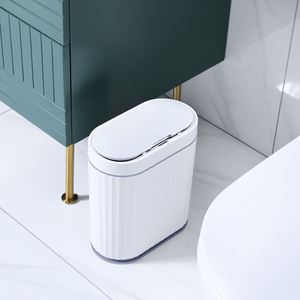 Cubo de Basura Automático con Sensor de 8L para Coche, Hogar y Baño, Hecho de Plástico, Cubo de Basura Inteligente Comercial para Escritorio, con Logotipo Personalizado - Product Image 1