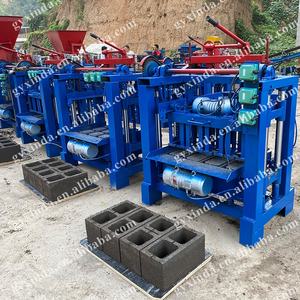 Máquina de Bloques de Enclavamiento de Vibración Fuerte, Máquina de Ladrillos de Cemento para Uso Doméstico, Máquina de Ladrillos Huecos Semiautomática para Ladrilleros - Product Image 2