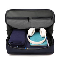 Sac pour ordinateur portable bleu de luxe pour hommes d'affaires, 16 pouces, fermeture éclair, portable, imperméable, en nylon, grande capacité, mallette cadeau