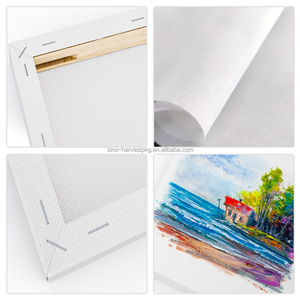 <span class=keywords><strong>Toile</strong></span> <span class=keywords><strong>vierge</strong></span> standard adaptée aux peintures à l'huile des artistes, vente en gros personnalisée, <span class=keywords><strong>toile</strong></span> peinte à la main 280 g/m² pour usage en studio - Product Image 6