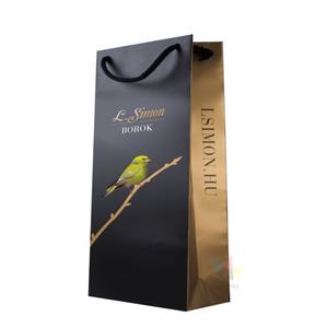 Sac en papier cartonné haut de gamme Crown Win avec logo personnalisé, fenêtre transparente et ruban, accessoire pour les boissons à emporter, sac de shopping - Product Image 3