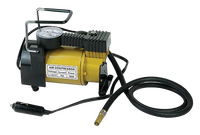 Pompe à air numérique portable double cylindre en ABS et métal pour voiture 12V 9A 101-150Psi avec moniteur de pression des pneus certifiée CE 75dB noire