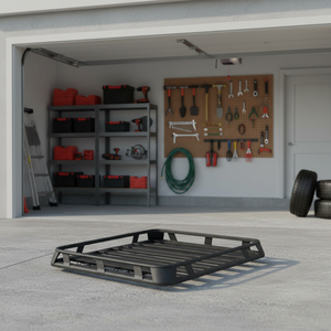 Portapacchi Universale in Lega di Alluminio Nero per Auto, SUV, 4x4, <span class=keywords><strong>Fuoristrada</strong></span>, Portabagagli 100kg+ per Viaggi e Campeggio - Product Image 6