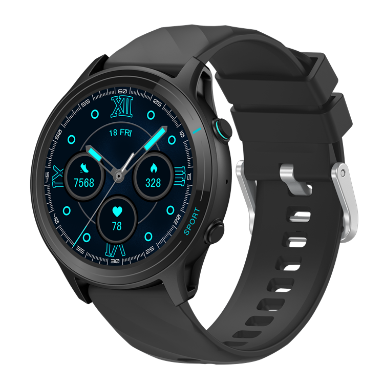 2024 New Arrival Smart Watch With Tft Display Silica Gel Band Remote  Control Answer Call Calendar Heart Rate Tracker CR038