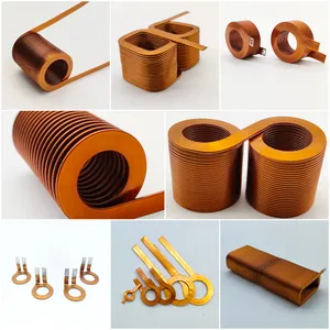 High Frequency toroidal conductivity Flat Copper Coil with and without coating