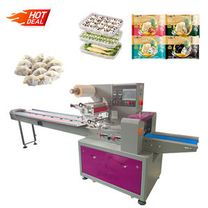 Bán hàng nóng đa chức năng bánh mì tự động bánh bao dòng chảy máy đóng gói bánh thịt đông lạnh Biscuit thực phẩm ngang máy đóng gói - Product Image 1