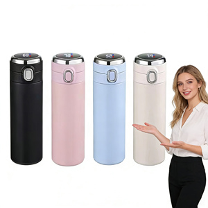 Thermos en acier inoxydable personnalisé, gourde isotherme sport, 40 oz, isolation thermique de 6 à 12 heures, forme de poignée, cadeau d'affaires, température - Product Image 3