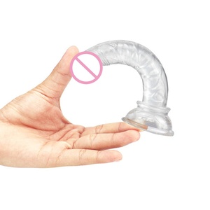 Beliebter Großer Kristall-Silikon-<span class=keywords><strong>Dildo</strong></span>-Vibrator mit G-Punkt-Stimulation Realistisches Weiches Sexspielzeug für Frauen - Product Image 5