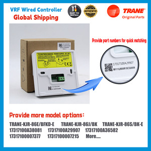 รีโมทคอนโทรลแบบมีสาย TRANE-KJR-86S/BK-E KJR-86E/BFKD-E KJR-86J/BK สำหรับเครื่องปรับอากาศ VRF แผงควบคุมอะไหล่แท้จากโรงงาน - Product Image 2