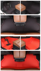 Accesorios de coche de lujo de doble capa de cuero personalizar fábrica al por mayor 7D alfombrillas de coche para <span class=keywords><strong>DODGE</strong></span> DURANGO - Product Image 5