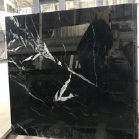 BOTON pierre bon prix Nero Marquina Table ronde en Marbre noir cuisine comptoir Table Marbre