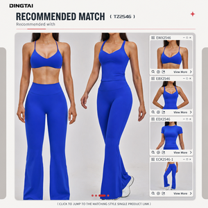 Brushed Flared Yoga Pants High Waisted Tummy Control Bootcut Workout <strong>Leggings</strong> Slim Fit Women's Fitness Trousers Full Length - Product Image 4