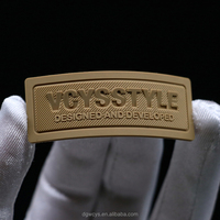 Écussons de transfert personnalisés, design logo, multicolores, en PVC souple écologique, avec support adhésif plat 3D, pour marque de mode, durables, pour chapeaux