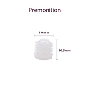 Vis de meuble écrou de roue excentrique trois en un boucle lit armoire conseil bielle tige à double tête caoutchouc blanc